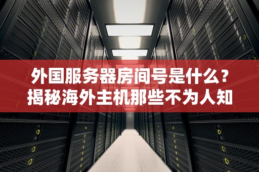 外国服务器房间号是什么？揭秘海外主机那些不为人知的“门牌密码”