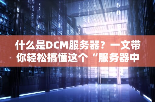 什么是DCM服务器？一文带你轻松搞懂这个“服务器中的战斗机”！