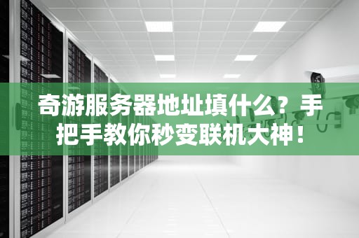 奇游服务器地址填什么？手把手教你秒变联机大神！