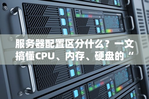 服务器配置区分什么？一文搞懂CPU、内存、硬盘的“内卷”大战！