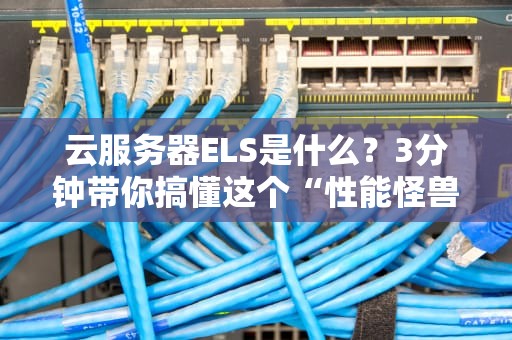 云服务器ELS是什么？3分钟带你搞懂这个“性能怪兽”的真相！