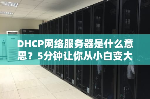 DHCP网络服务器是什么意思？5分钟让你从小白变大神！