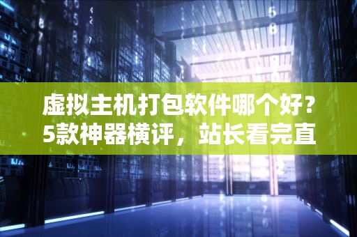 虚拟主机打包软件哪个好？5款神器横评，站长看完直呼内行！