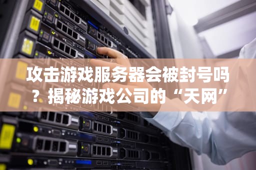 攻击游戏服务器会被封号吗？揭秘游戏公司的“天网”系统！