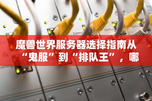 魔兽世界服务器选择指南从“鬼服”到“排队王”，哪种才是你的菜？