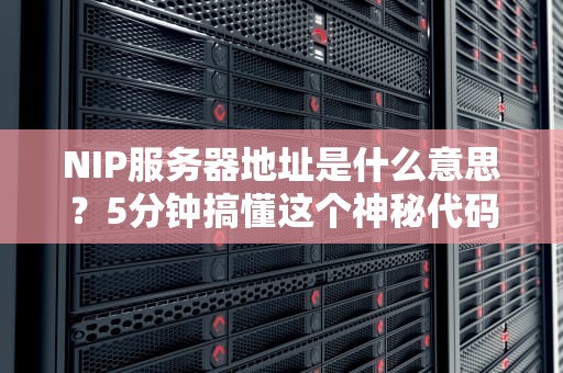 NIP服务器地址是什么意思？5分钟搞懂这个神秘代码！