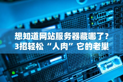 想知道网站服务器藏哪了？3招轻松“人肉”它的老巢！