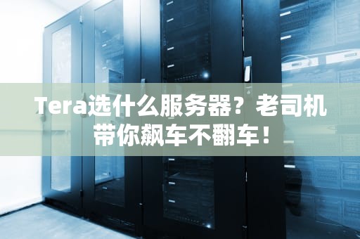 Tera选什么服务器？老司机带你飙车不翻车！