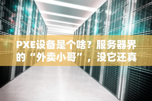 PXE设备是个啥？服务器界的“外卖小哥”，没它还真吃不上饭！