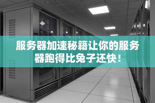 服务器加速秘籍让你的服务器跑得比兔子还快！