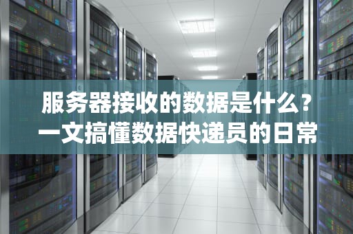 服务器接收的数据是什么？一文搞懂数据快递员的日常！(版)