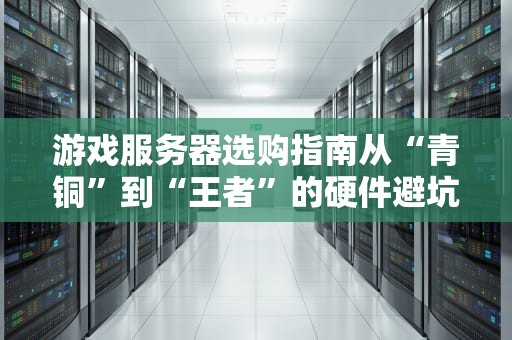 游戏服务器选购指南从“青铜”到“王者”的硬件避坑手册