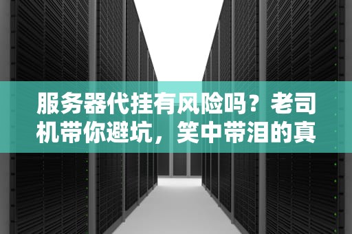 服务器代挂有风险吗？老司机带你避坑，笑中带泪的真相！
