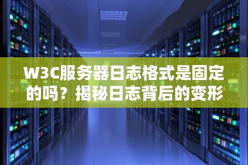 W3C服务器日志格式是固定的吗？揭秘日志背后的变形金刚属性