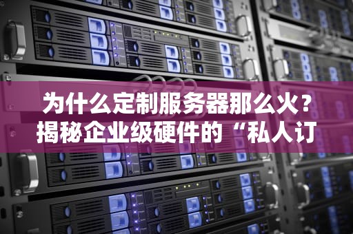 为什么定制服务器那么火？揭秘企业级硬件的“私人订制”热潮！