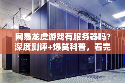 网易龙虎游戏有服务器吗？深度测评+爆笑科普，看完秒变技术宅！