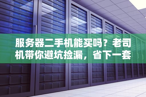 服务器二手机能买吗？老司机带你避坑捡漏，省下一套房！