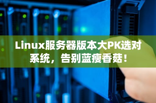 Linux服务器版本大PK选对系统，告别蓝瘦香菇！