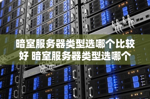 暗室服务器类型选哪个比较好 暗室服务器类型选哪个比较好一点