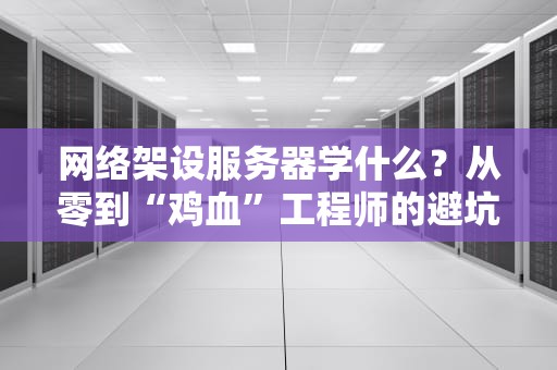 网络架设服务器学什么？从零到“鸡血”工程师的避坑指南！