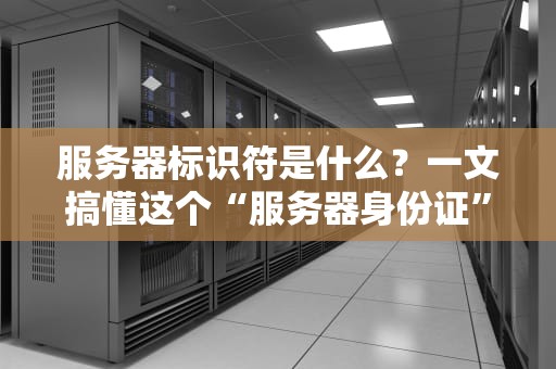 服务器标识符是什么？一文搞懂这个“服务器身份证”的奥秘！