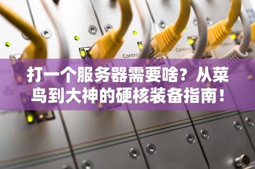 打一个服务器需要啥？从菜鸟到大神的硬核装备指南！