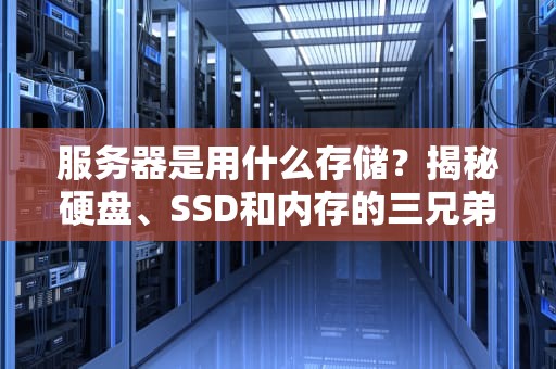 服务器是用什么存储？揭秘硬盘、SSD和内存的三兄弟大战