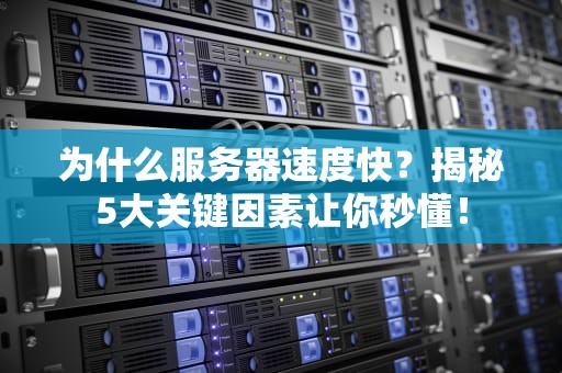 为什么服务器速度快？揭秘5大关键因素让你秒懂！