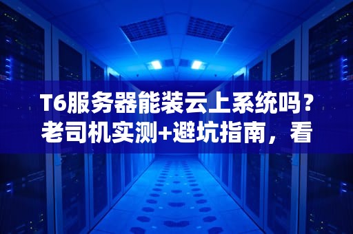 T6服务器能装云上系统吗？老司机实测+避坑指南，看完秒懂！