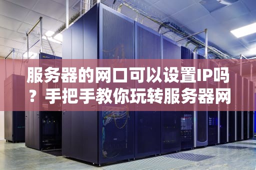 服务器的网口可以设置IP吗？手把手教你玩转服务器网络配置！