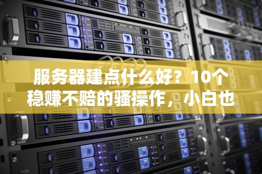 服务器建点什么好？10个稳赚不赔的骚操作，小白也能月入五位数！
