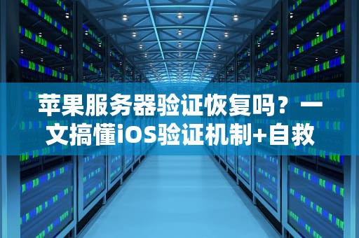 苹果服务器验证恢复吗？一文搞懂iOS验证机制+自救指南！