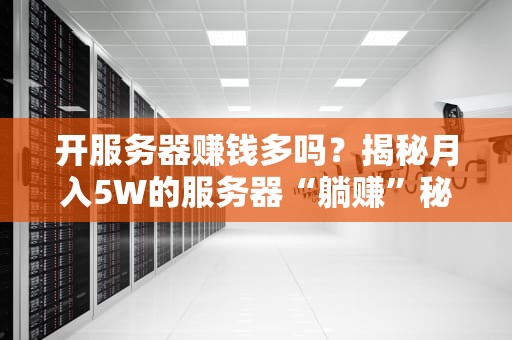 开服务器赚钱多吗？揭秘月入5W的服务器“躺赚”秘籍！