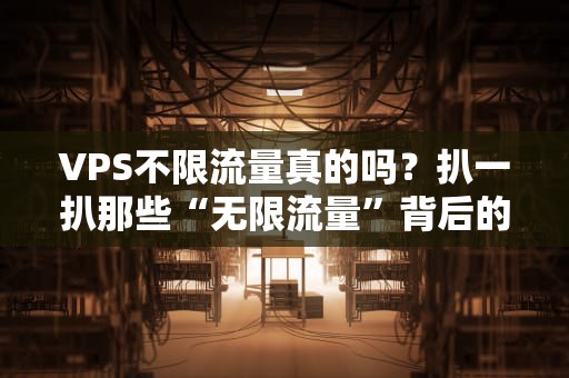 VPS不限流量真的吗？扒一扒那些“无限流量”背后的猫腻！