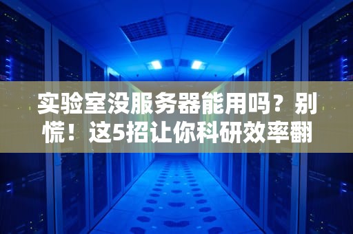 实验室没服务器能用吗？别慌！这5招让你科研效率翻倍！