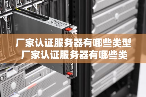 厂家认证服务器有哪些类型 厂家认证服务器有哪些类型的