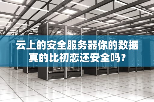 云上的安全服务器你的数据真的比初恋还安全吗？