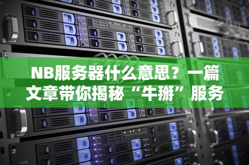 NB服务器什么意思？一篇文章带你揭秘“牛掰”服务器的硬核实力！