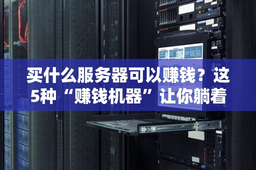 买什么服务器可以赚钱？这5种“赚钱机器”让你躺着数钱！