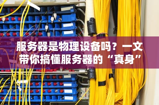 服务器是物理设备吗？一文带你搞懂服务器的“真身”与“灵魂”