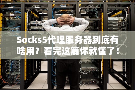 Socks5代理服务器到底有啥用？看完这篇你就懂了！