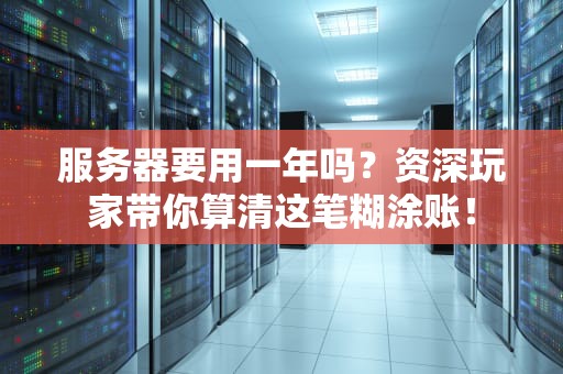 服务器要用一年吗？资深玩家带你算清这笔糊涂账！