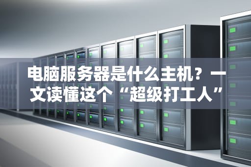 电脑服务器是什么主机？一文读懂这个“超级打工人”的日常！