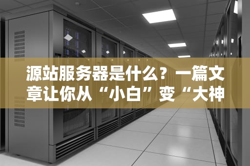 源站服务器是什么？一篇文章让你从“小白”变“大神”（附真实测评案例）