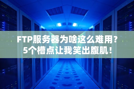 FTP服务器为啥这么难用？5个槽点让我笑出腹肌！