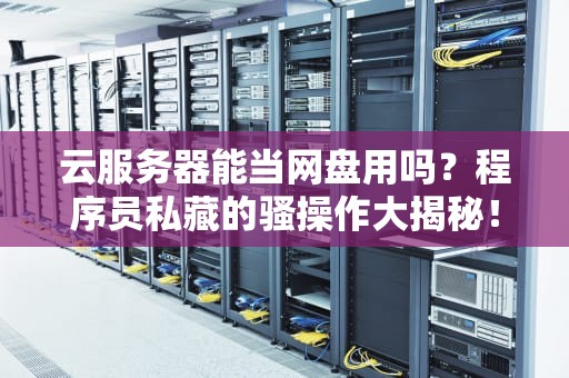 云服务器能当网盘用吗？程序员私藏的骚操作大揭秘！