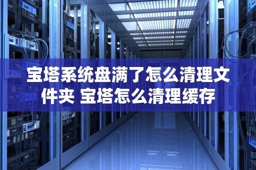 宝塔系统盘满了怎么清理文件夹 宝塔怎么清理缓存