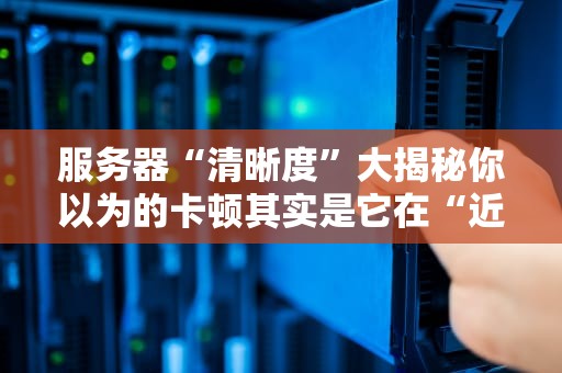服务器“清晰度”大揭秘你以为的卡顿其实是它在“近视”？