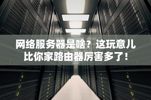 网络服务器是啥？这玩意儿比你家路由器厉害多了！