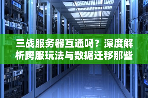 三战服务器互通吗？深度解析跨服玩法与数据迁移那些事儿